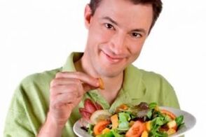 o uso de salada de vitaminas de vegetais para aumentar a potência