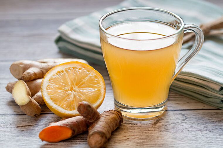Chá de gengibre - uma bebida curativa que aumenta a potência na dieta de um homem
